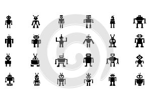 Robots Vector Icons 2