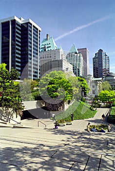 Robson Square Vancouver British Columbia Canada