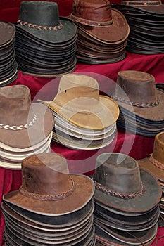 Robust hand made leather hats from Australia