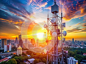 Robust and Scalable 5G 4G and 3G Network Base Station Infrastructure for Enhanced Connectivity and Capacity