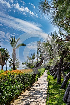 Roc de Sant Gaieta village on Tarragona, Catalonia, Spain