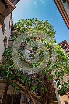 Roc de Sant Gaieta village on Tarragona, Catalonia, Spain