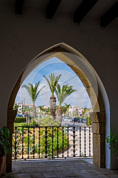 Roc de Sant Gaieta village on Tarragona, Catalonia, Spain