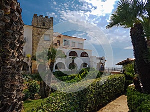 Roc de Sant Gaieta village on Tarragona, Catalonia, Spain