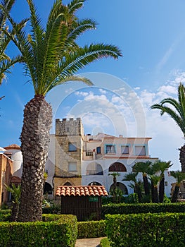 Roc de Sant Gaieta village on Tarragona, Catalonia, Spain