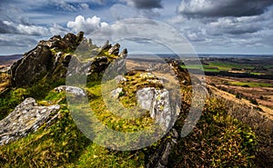 Roc`h Trevezel mount located in Brittany photo