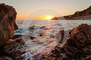 Roca Grossa beach sunset