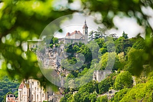 Rocamadour in Lot department in France.