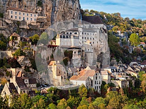 Rocamadour - medieval french village in the rock