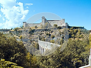 Rocca Albornoziana Spoleto Umbria photo