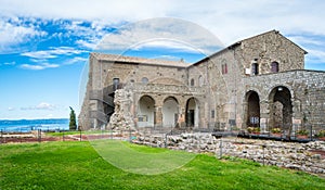 Rocca dei Papi fortress in Montefiascone, province of Viterbo, Lazio, central Italy.