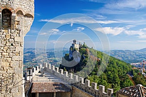 Rocca della Guaita, castle in San Marino republic, Italy