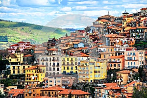 Rocca di Papa town on Alban Hills, Rome, Lazio, Italy photo