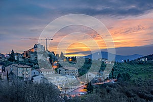 Rocca dâ€™Orcia. Siena province, Tuscany, Italy