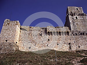 Rocca Maggiore fortress, Assisi, Italy.