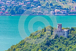 Rocca Martinengo at Monte Isola in Italy