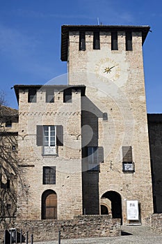 Rocca san vitale, old castle in fontanellato