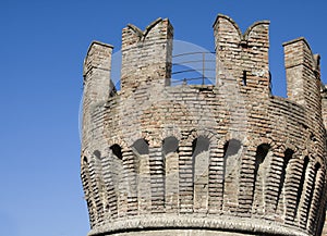 Rocca san vitale, old castle in fontanellato