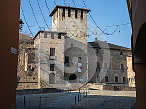 Rocca Sanvitale and Fontanellato Castle in Parma, Italy