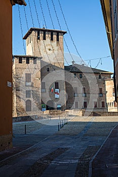 Rocca Sanvitale and Fontanellato Castle in Parma, Italy