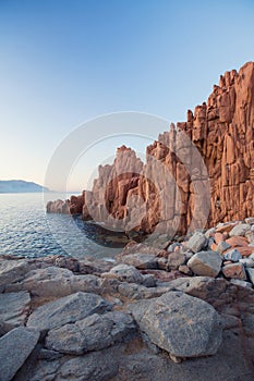 Rocce Rosse in Arbatax, Sardinia photo