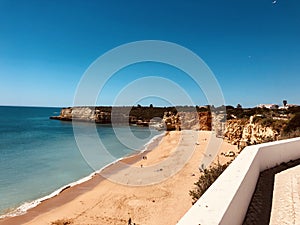 Rocha Beach at the Algarve coast of Portugal