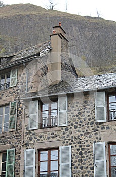 Rocher de Bonnevie., Murat, Cantal ( France ) photo