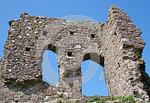 Roches Castle Ruined Windows