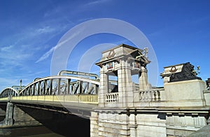 Rochester Bridge over River Medway in Rochester, Medway, England photo