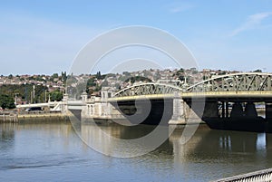 Rochester Bridge over River Medway in Rochester, Medway, England photo