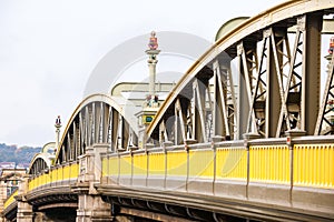 Rochester Bridge in Rochester, River Medway, England UK.