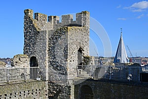 Rochester Castle, Rochester, Kent, England, UK