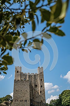 Rochester castle towers