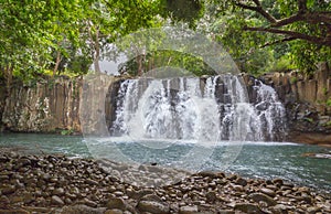 Rochester Falls waterfall in Souillac Mauritius photo