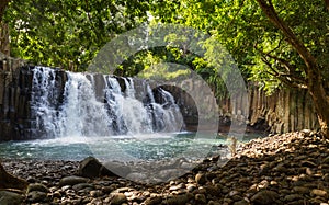 Rochester Falls waterfall in Souillac Mauritius photo