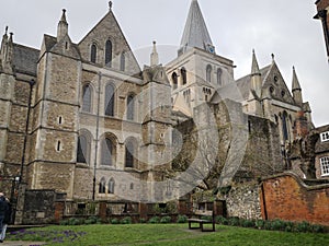 Rochester Kent cathedral UK castle history