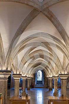 View of the crypt in the Cathedral at Rochester on March 24, 2019