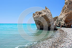 Rock of Aphrodite or Petra tou Ramiou photo