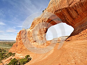 Rock arch in Arches National Park, Utah
