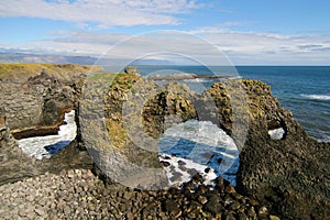 Rock arch of Arnarstapi photo