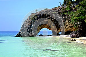 THE ROCK ARCH, KOH KHAI ISLAND , TARUTAO NATIONAL MARINE PARK