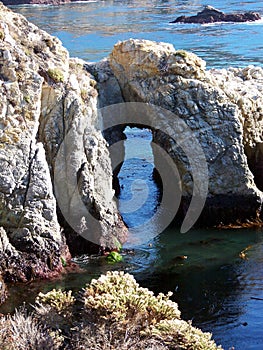 Rock Arch at Point Lobos, California