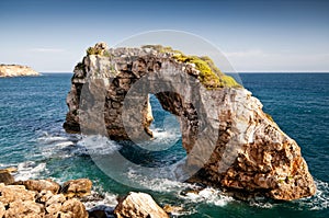 La roca arco vista Mallorca 