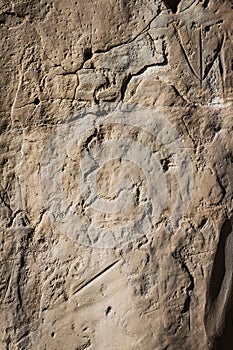 Rock art in Chaco Canyon