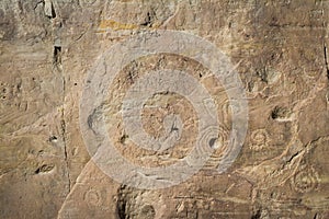 Rock art in Chaco Canyon