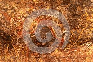 Rock art at Uluru
