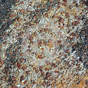 Rock background with garnet inclusions