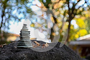 Rock Balance which symbolic to spiritual practice