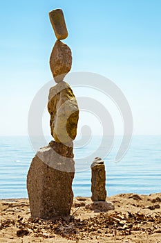 Rock Balancing Art