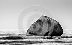 Rock on the Baltic Sea coast